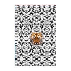 Tiger p� zebram�nster