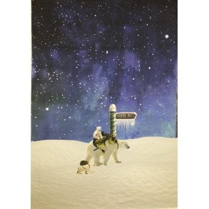 Isbj�rne p� vej til Nordpolen