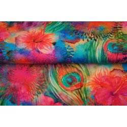 Blomster og pfuglefjer