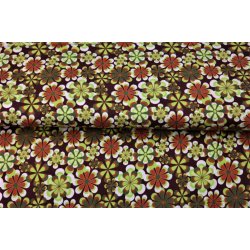 Blomster p brun rest 80 cm