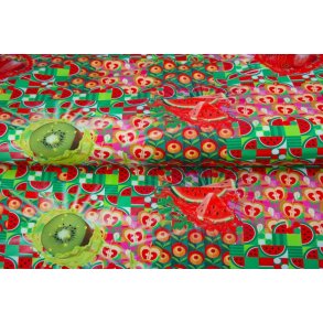 Kiwi, jordbr og melon