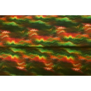 Nordlys i grn og orange