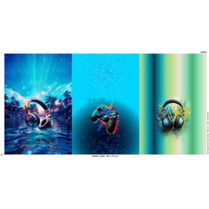 Panel med gamer motiver