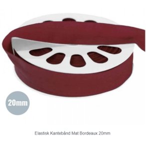 Foldeelastik bordeaux mat