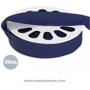Foldeelastik navy mat