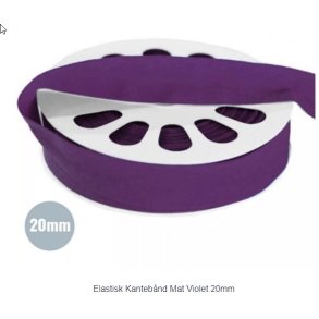 Foldeelastik violet mat