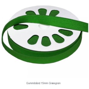 Elastik 15 mm grsgrn