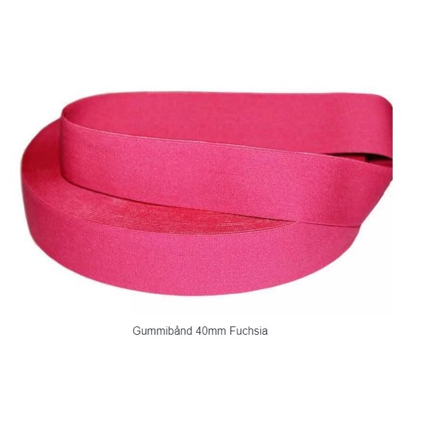 Elastik 40 mm fuchsia