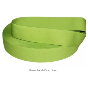 Elastik 40 mm lime