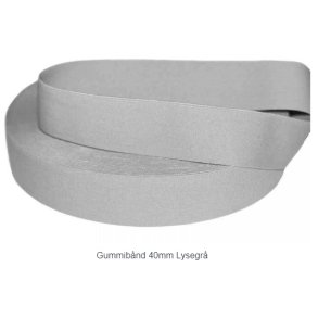 Elastik 40 mm lysegr